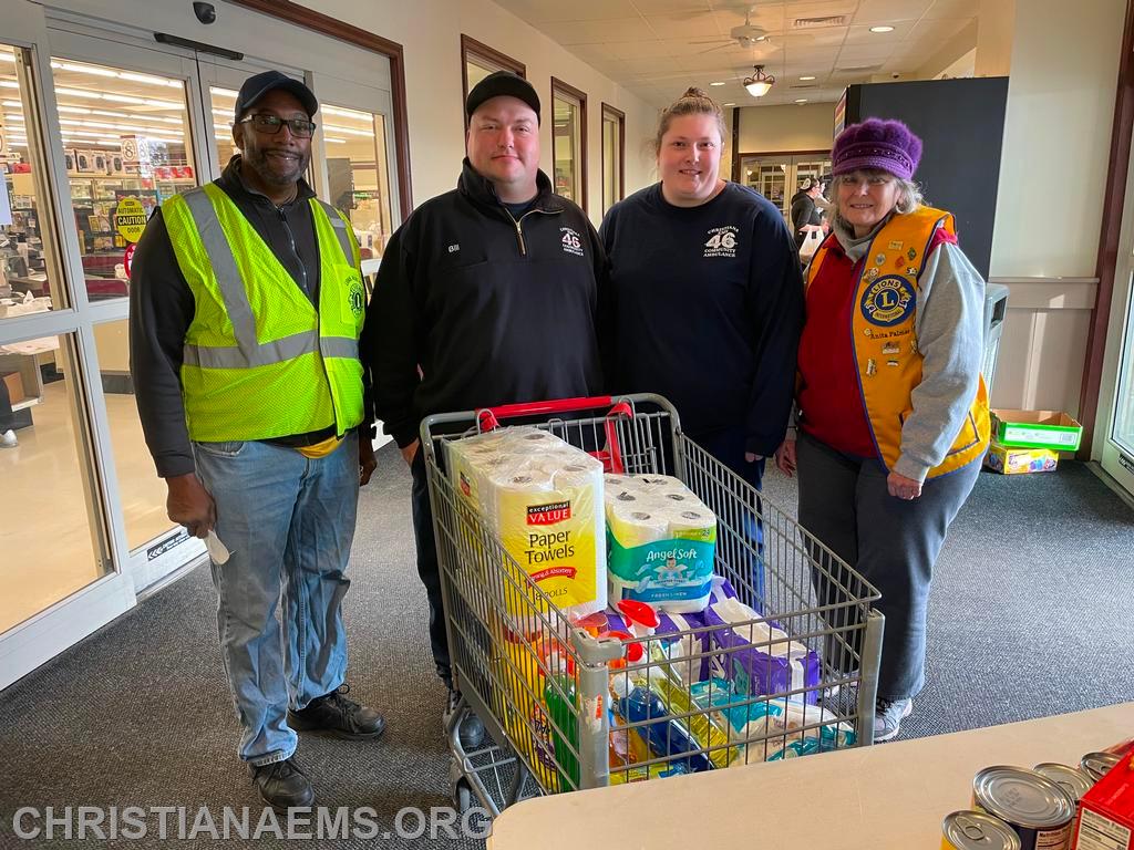 Christiana Community Ambulance Makes Donation To The Christiana Lions